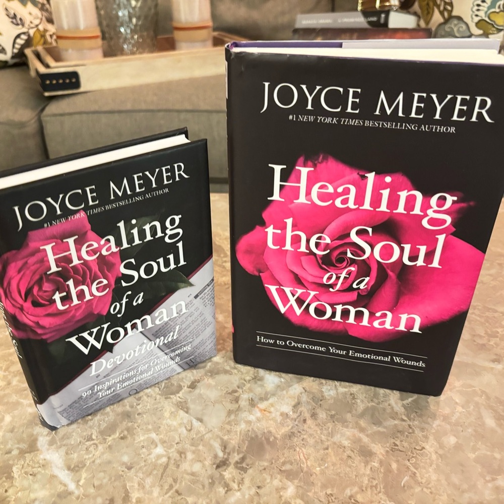 Joyce Meyer Healing the Soul of a Woman Book Set - Black and Pink